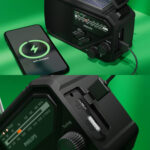 Radio d'urgence avec lampe torche et dynamo, tuner FM/AM multifonction - Personnalisable – vue 7