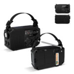 Radio d'urgence avec lampe torche et dynamo, tuner FM/AM multifonction - Personnalisable
