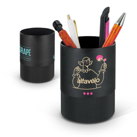Pot à crayons personnalisé en plastique recyclé