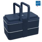 Lunchbox 2 compartiments avec poignées rétractables | Fabriquée en France | Certifiée Origine France Garantie – vue 5