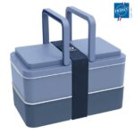Lunchbox 2 compartiments avec poignées rétractables | Fabriquée en France | Certifiée Origine France Garantie – vue 8