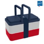 Lunchbox 2 compartiments avec poignées rétractables | Fabriquée en France | Certifiée Origine France Garantie – vue 9