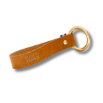 Porte-clés Bibi cuir recyclé éco-responsable Made in France – Image 3