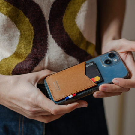 Porte-carte adhésif personnalisé éco-responsable Made in France – vue 2