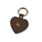 Porte-clés coeur en synderme recyclé Fabriqué en France | Certifié OEKO-TEX – Image 2