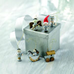 Set 6 décorations de Noël en bois naturel – vue 3