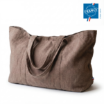 Grand sac polyester en coton recyclé 220g | Fabriqué en France | Certifié Origine France Garantie – vue 2