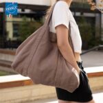 Grand sac polyester en coton recyclé 220g | Fabriqué en France | Certifié Origine France Garantie – vue 3