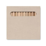 Set 12 crayons de couleur bois certifié, étui carton – Image 2