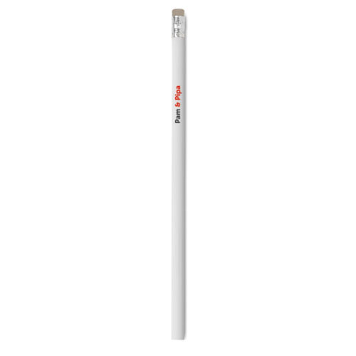 Crayon bois naturel avec gomme intégrée – vue 2