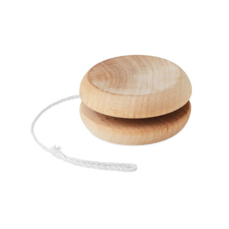 Yo-yo en bois naturel – vue 2
