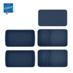 Lunchbox 2 compartiments en plastique recyclé | Fabriquée en France | Certifiée Origine France Garantie – vue 2
