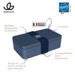 Lunchbox 1 compartiment en plastique recyclé | Fabriquée en France | Certifiée Origine France Garantie – vue 2