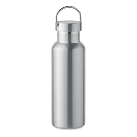 Bouteille isotherme double paroi 500ml inox – format compact – vue 2