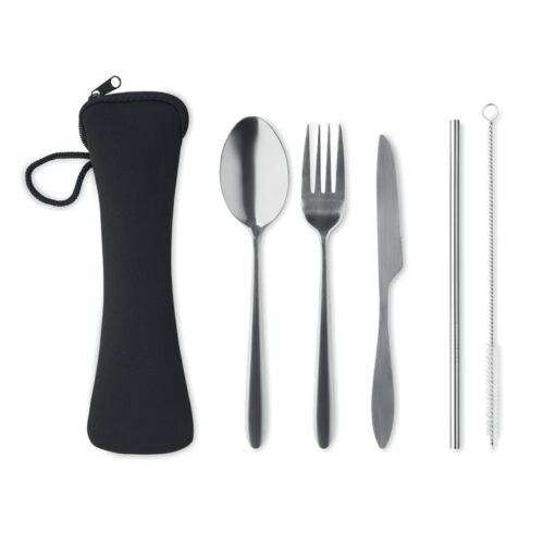 Couverts nomades en inox personnalisables