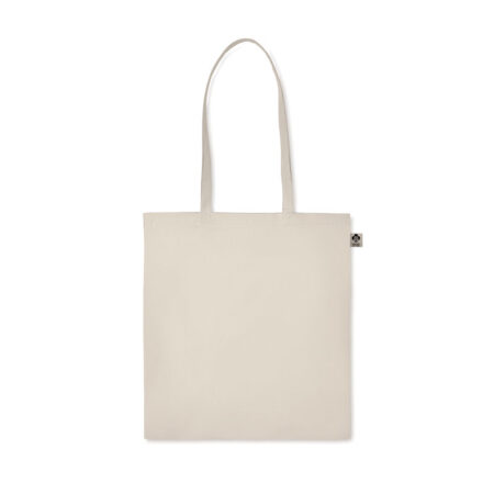 Tote bag en coton bio écru personnalisable – vue 2