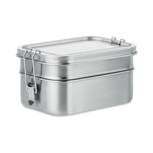 Lunchbox en acier inoxydable à 2 étages personnalisable