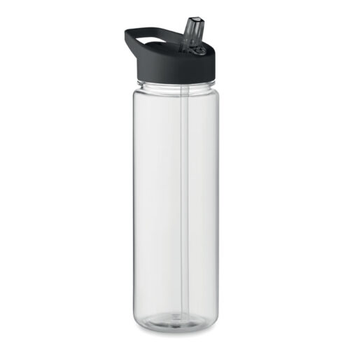 Gourde en PET recyclé avec un couvercle en PP avec paille
