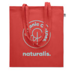 Tote bag bio personnalisé en coton organique coloré – vue 8