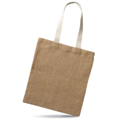Sac provisions cabas en jute naturel 40cm – vue 2