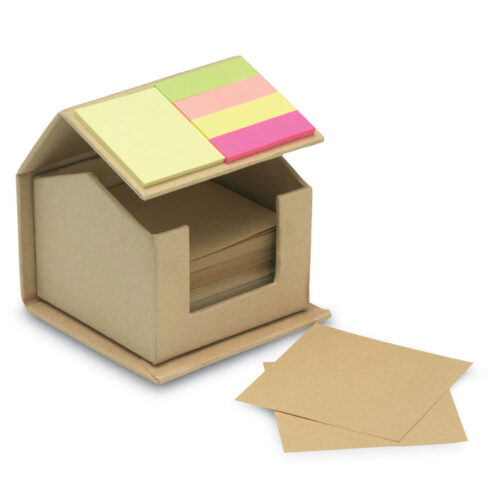 Stickers mémo repositionnables papier recyclé – vue 2