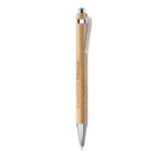 Stylo bille automatique corps bambou naturel – Image 2