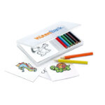 Set crayons de couleur bois naturel 14,5cm – Image 3