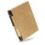 Bloc-notes avec mini-stylo en papier recyclé – vue 4