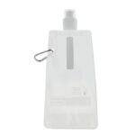 Gourde pliable sans BPA avec mousqueton en aluminium
