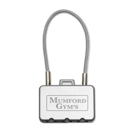 Cadenas en métal pour valise avec combinaison à 3 chiffres – vue 2