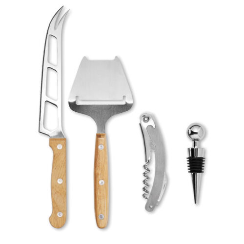 Set fromage & vin bambou grand format – vue 2