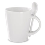 Mug en Céramique avec Petite Cuillère - 300ml