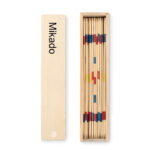 Jeu de mikado en bambou naturel – Image 2