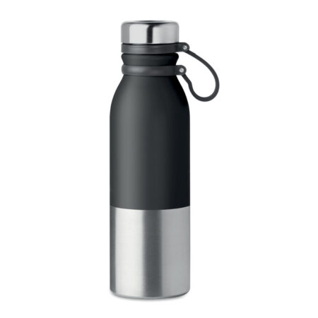 Gourde à Double Paroi avec Poignée en Silicone - 600 ml