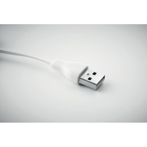 Câble chargeur 3 en 1 boîtier bambou – vue 2