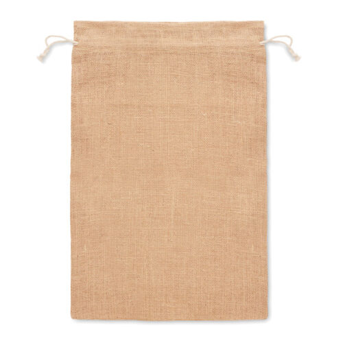 Grand sac cadeau jute naturel 30x47cm – vue 2