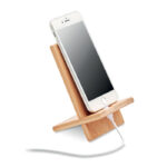 Support téléphone pliable en bambou – Image 2