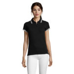 Polo femme en 100% coton peigné 200g/m²