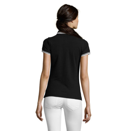 Polo femme en 100% coton peigné 200g/m² – vue 2