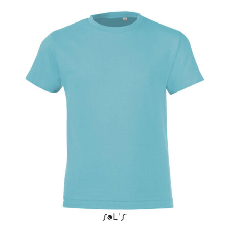 T-shirt enfant à col rond en coton