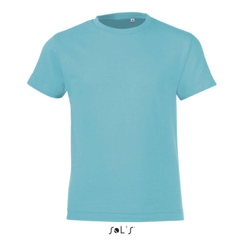 T-shirt enfant à col rond en coton