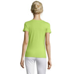 T-shirt Femme col rond - 100% coton semi peigné 150gr/m² – vue 2