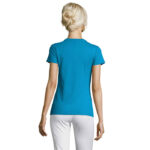 T-shirt Femme col rond - 100% coton semi peigné 150gr/m² – vue 6