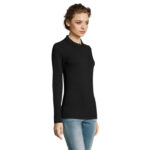 Polo à manches longues Femme – vue 3