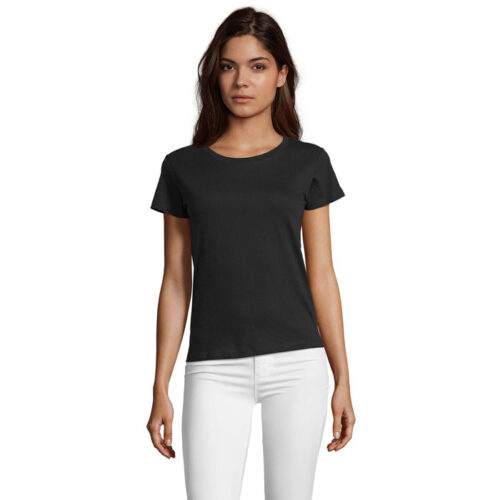 Tee-shirt femme col rond ajusté - 100% 150g/m²