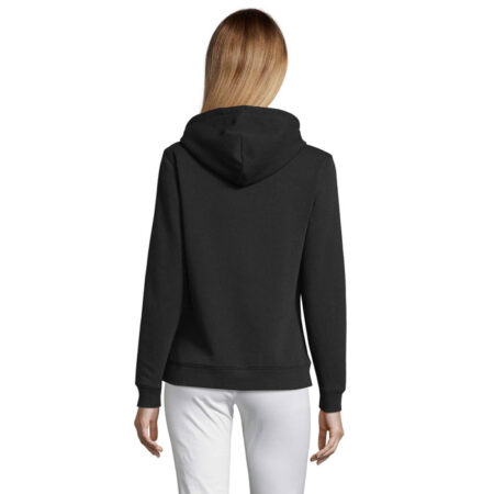 Sweat Femme à capuche en coton – vue 2