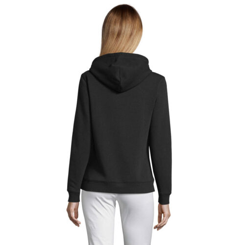 Sweat Femme à capuche en coton – vue 2