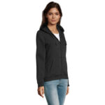 Sweat zippé à capuche femme – vue 3