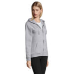 Sweat zippé à capuche femme – vue 7