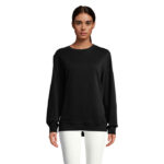 Sweat-shirt col rond unisexe personnalisable en coton biologique – vue 22